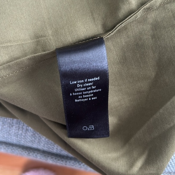 Rag and Bone Mason Shirt Dress Dark Olive Size XS - Picture 15 of 15